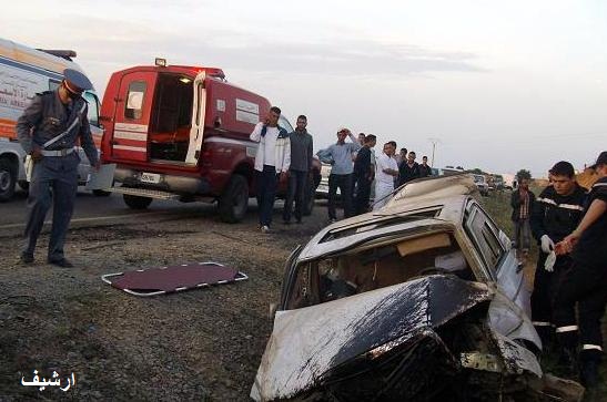 وفاة موظفة ببلدية سيدي بنور في حادثة سير خطيرة على الطريق الرابطة بين الجديدة وسيدي بنور 