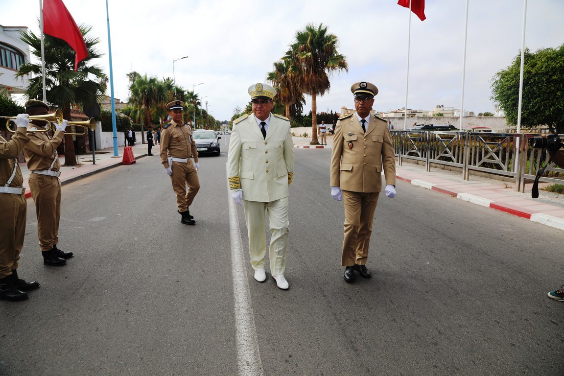 بالصور... عامل إقليم الجديدة يترأس مراسيم تحية العلم بمناسبة عيد العرش المجيد